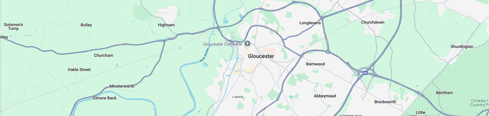 Map of Gloucestershire | Get in Touch Today